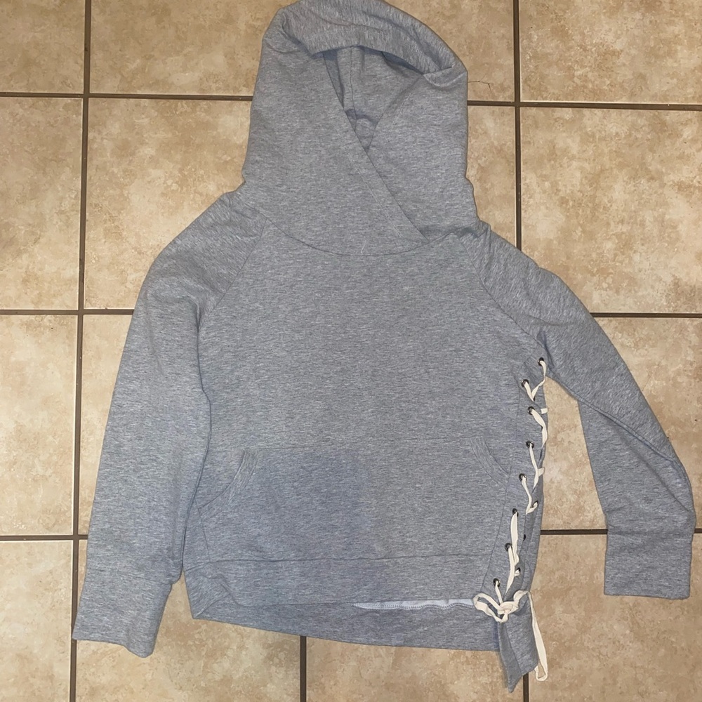 Anthropologie DREW laced sweatshirt